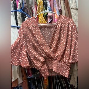 (2) Floral tops